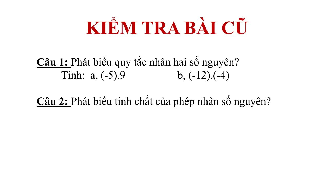 Giáo Án PowerPoint Toán 6 Bài Luyện Tập Chung Trang 80