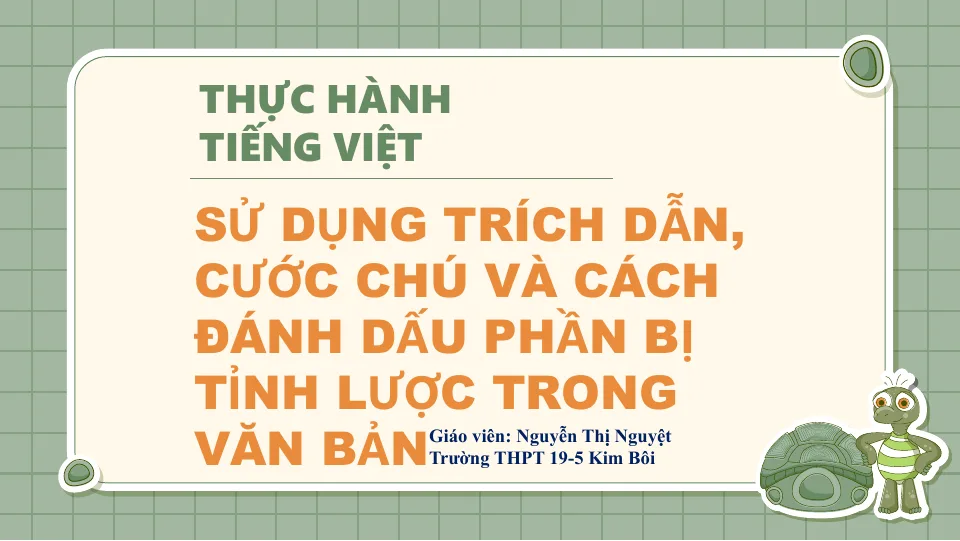 Giáo Án PowerPoint Văn 10 KNTT Bài 4 Phần Thực Hành Tiếng Việt