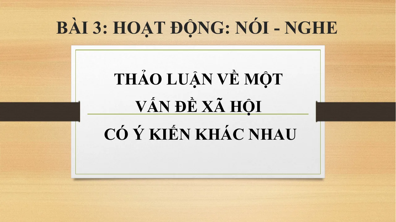 Giáo Án PowerPoint Văn 10 KNTT Bài 3 Phần Nói Và Nghe