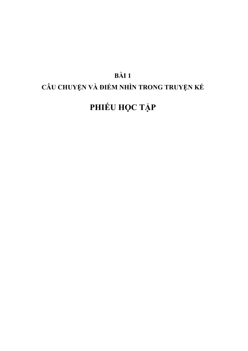 Phiếu Học Tập Ngữ Văn 11 Học Kỳ 1