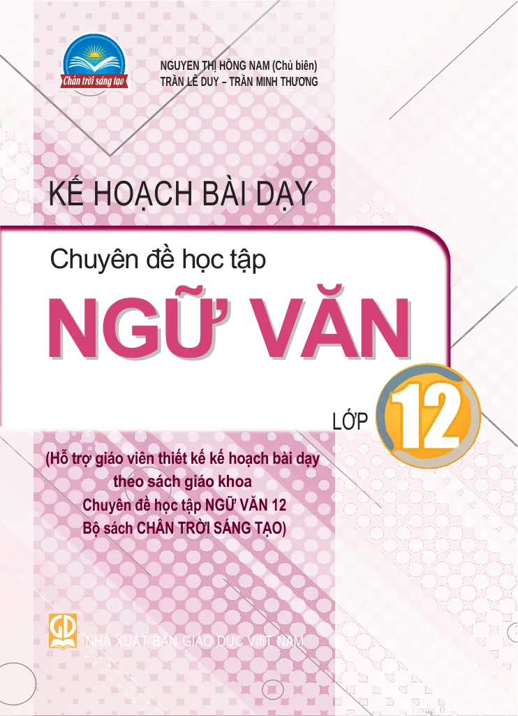 Kế Hoạch Bài Dạy Chuyên Đề Học Tập Ngữ Văn 12