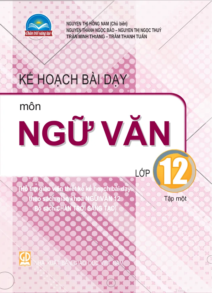 Kế Hoạch Bài Dạy Ngữ Văn 12 Học Kỳ 1