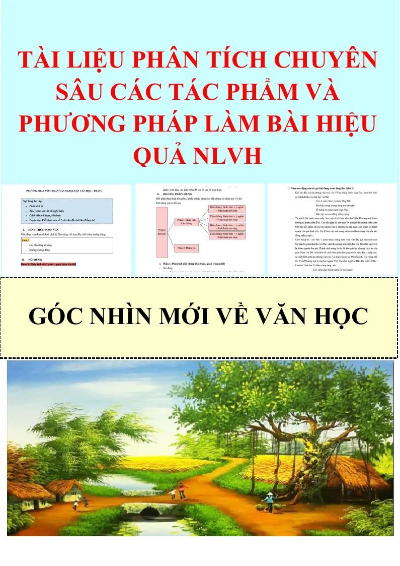 Phương Pháp Viết Đoạn Văn Nghị Luận Văn Học