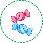 Em hãy chọn đáp án đúng nhất Hình nào có bốn cái kẹo? (ảnh 2)