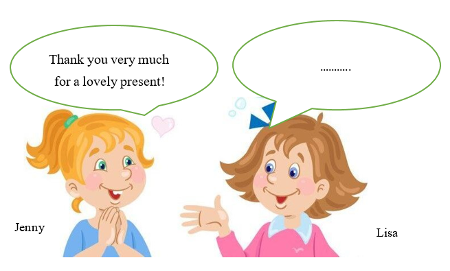 Jenny and Lisa are talking about a birthday present. (ảnh 1)