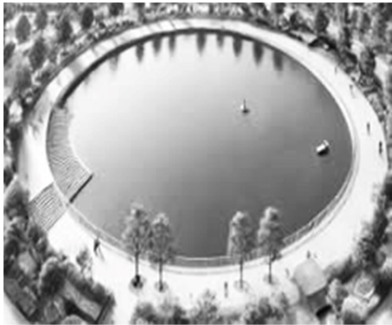 Diện tích lối đi bằng (kết quả làm tròn đến hàng phần trăm của m2)   	 (ảnh 1)