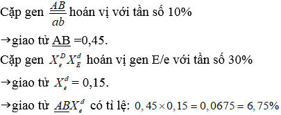 Bài tập Di truyền quần thể - Sinh học 12 có đáp án (P3)