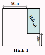 Tính độ dài cạnh khu đất đó. (ảnh 1)