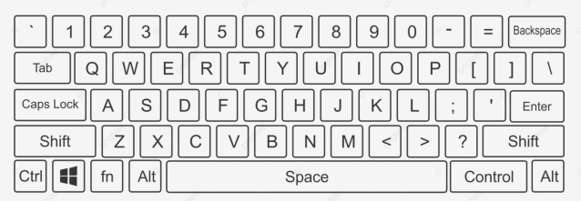 Em quan sát hình ảnh và cho biết ngón tay nào phụ trách phím nào của hàng phím dưới. (ảnh 1)