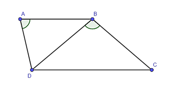 Cho hình thang ABCD (AB song song CD) có góc DAB = góc DBC . Biết AB = 12 cm, DC = 18 cm. Độ dài BD (làm tròn đến hàng phần mười) là (ảnh 1)