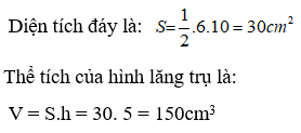 Bài tập: Hình lăng trụ đứng