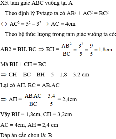 Trắc nghiệm Toán 9: Ôn tập chương I Hình học có đáp án (Thông hiểu)