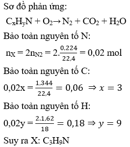 Trắc nghiệm Amin có đáp án