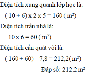 Đề thi giữa học kì II môn Toán lớp 5 (Đề 4)
