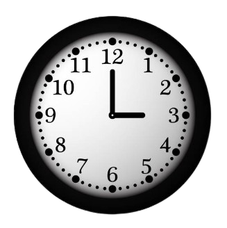 Đồng hồ dưới đây chỉ mấy giờ?   	 (ảnh 1)