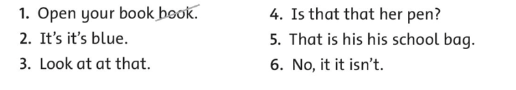 Cross out the extra word (Gạch bỏ từ thừa)  (ảnh 1)