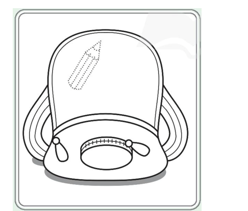 Draw, color and write about your school things (Vẽ, tô màu và viết về những thứ ở  (ảnh 1)