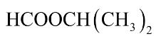 Tên gọi của este  là A. propyl axetat.		B. etyl axetat. 	C. isopropyl fomat		D. propyl fomat. Đáp án: C HD:  là gốc isopropyl. Este đề cho có tên là isopropyl fomat. Chọn C. (ảnh 1)