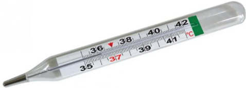 Theo thang nhiệt độ Celsius, nhiệt kế y tế đo được nhiệt độ từ 35$^\circ$C đến 42$^\circ$C như hình bên. Theo thang nhiệt độ Kelvin, nhiệt kế này đo được nhiệt độ từ (ảnh 1)