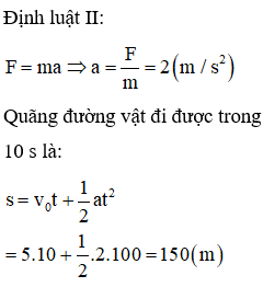 Bài trắc nghiệm - Ba định luật Niuton có lời giải chi tiết
