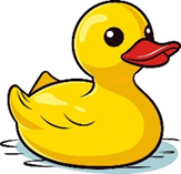 The duck is y_llow. (ảnh 1)