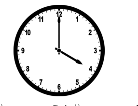 (1 điểm): Đồng hồ dưới đây chỉ mấy giờ?   	 (ảnh 1)