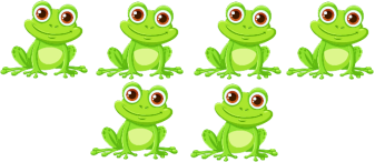 Em hãy chọn đáp án đúng nhất Đếm số con ếch. Có bao nhiêu con ếch? (ảnh 1)