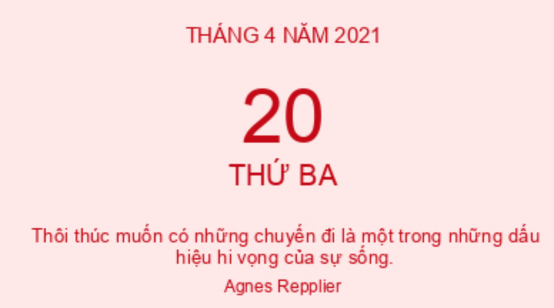 Nhìn vào tờ lịch, hôm nay là ngày:  (ảnh 1)