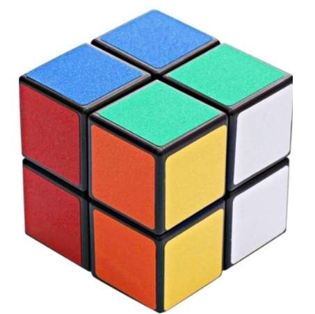 Khối rubik dưới đây được ghép bởi bao nhiêu khối lập phương nhỏ?   (ảnh 1)