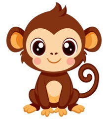 Look and choose: MONKEY. (ảnh 3)