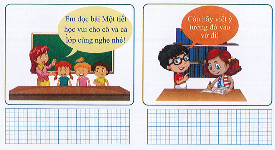 Em hãy đáp lại lời yêu cầu, đề nghị tương ứng trong bức tranh dưới đây: (ảnh 1)