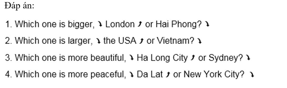 Bài tập Tiếng Anh lớp 5 Unit 20: Which one is more exciting, life in the city or life in the countr