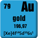 (SBT – Cánh Diều) Hình bên mô tả ô nguyên tố của vàng trong bảng tuần hoàn các nguyên tố hoá học.Những thông tin thu được từ ô nguyên tố này là: (ảnh 1)