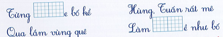 Điền “ng” hoặc “ngh” thích hợp vào chỗ trống: (ảnh 1)