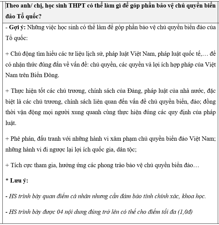 Bộ đề thi cuối kì 1 Lịch sử 12 cấu trúc mới có đáp án - Đề 3