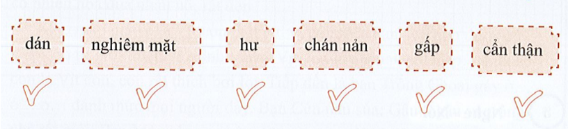 Em hãy tô màu vào dấu tích đứng dưới từ nói về Mèo con như nói về con người? (ảnh 1)