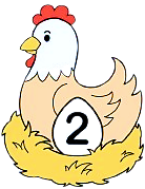 Em hãy chọn đáp án đúng nhất Con gà nào ghi số lớn nhất? (ảnh 5)