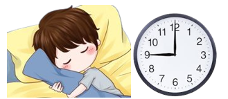 Bạn Toàn đi ngủ lúc …. giờ tối   	 (ảnh 1)