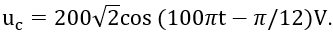Cho mạch điện gồm điện trở thuần 100Ω, cuộn cảm thuần có độ tự cảm 2/π H và tụ điện có điện dung 10^(-4)/π F mắc nối tiếp (ảnh 4)