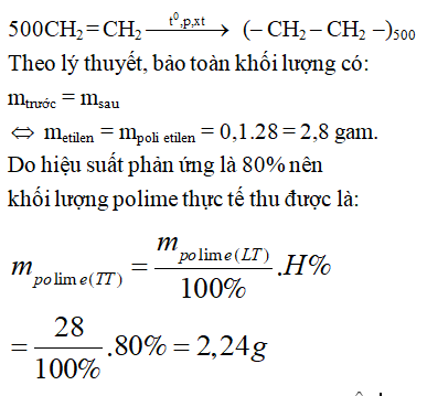 Trắc nghiệm bài 54 ( có đáp án) polime ( phần 2)