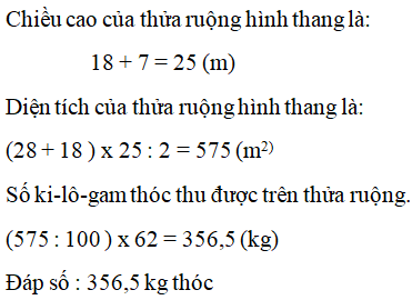 Tổng hợp đề thi cuối kì II môn Toán lớp 5, có lời giải chi tiết (Đề 30)