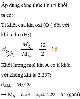 Đề thi Hóa học 8 học kì 1 (Đề 4)