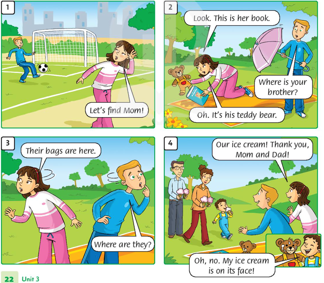 Bài tập Tiếng anh lớp 3 Unit 3 Lession 1. Words có đáp án