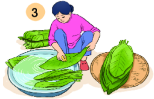 Quan sát tranh, kể tên hoạt động trong bức tranh:  (ảnh 1)