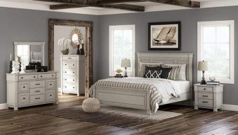 Match the pictures with their names.kitchenhallbathroomatticbedroom (ảnh 3)