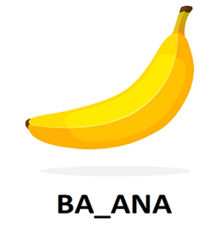 Which letter is missing?
 (ảnh 1)