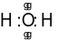  Công thức electron của phân tử H2O là (ảnh 2)