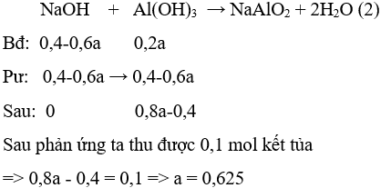Trắc nghiệm Hóa Bài 18 (có đáp án) Nhôm và hợp chất của nhôm tác dụng với dung dịch kiềm (phần 2)