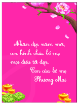 Tấm thiệp được viết trong dịp nào?  (ảnh 1)