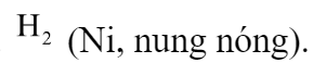Dung dịch glucozơ không tác dụng với 	A. 		B.  (Ni, nung nóng). 	C. dung dịch 		D. dung dịch  Đáp án: C HD: Glucozơ không phản ứng được với dung dịch NaOH, còn lại: - với  - với : (Sobitol) - tráng bạc:  Theo đó, chọn đáp án C. (ảnh 3)